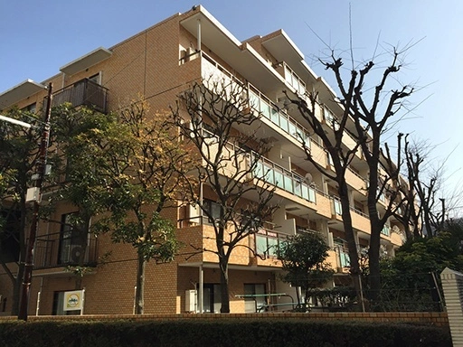 ライオンズマンション新宿原町の外観