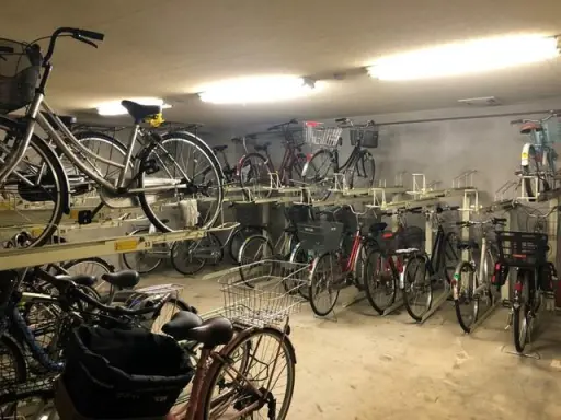 リヴェール池袋の駐輪場