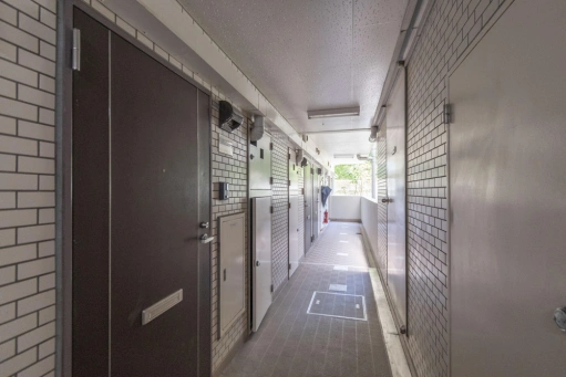 常盤台パークハイツの通路