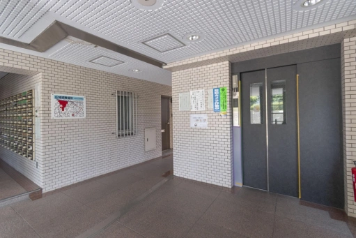 常盤台パークハイツのエントランス