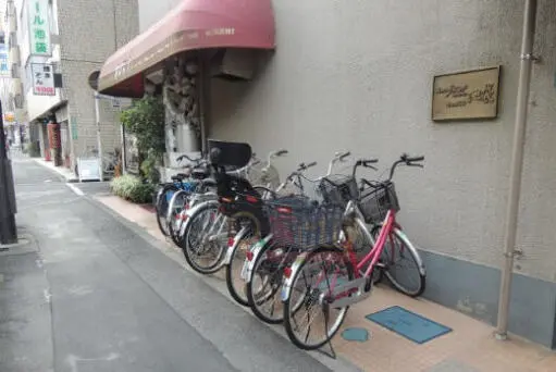 東カングランドマンション池袋キャッスルの駐輪場