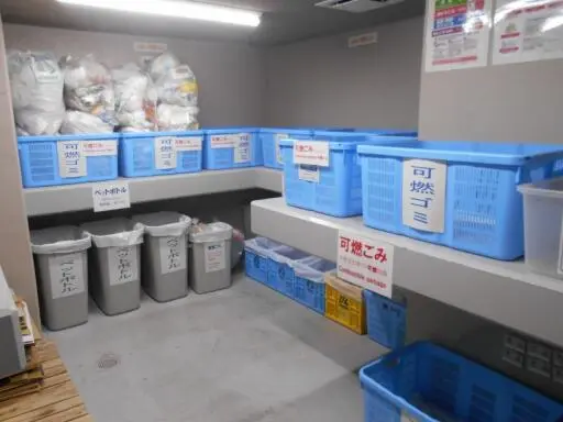 スカイコートヒルズ北新宿のゴミ収集