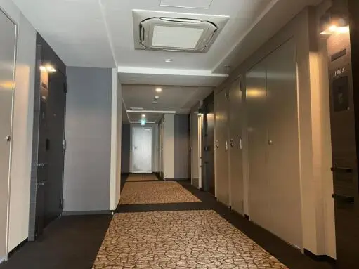 クレヴィアタワー池田山の通路