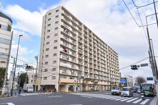 外観 東武大師前サンライトマンション三号館の外観