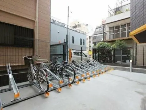 駐輪場 レアライズ秋葉原の駐輪場