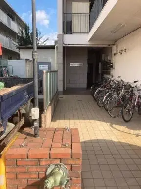 梅ヶ丘アイワマンションのエントランス