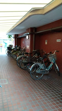 セザール第２蒲田の駐輪場