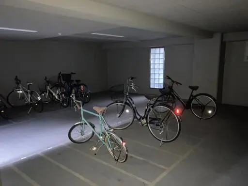 駐輪場 ルーブル飯田橋の駐輪場