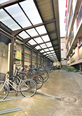 三田高島平第二コーポの駐輪場