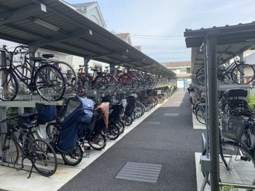 駐輪場 ルフォン扇大橋の駐輪場
