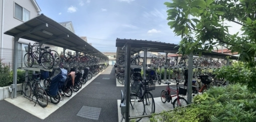 駐輪場 ルフォン扇大橋の駐輪場